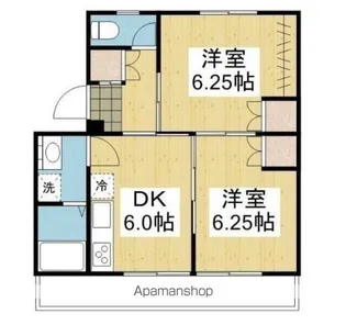 アルト堀江 1号棟【407.号室】の間取り