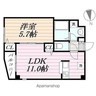 CHEZ PLAISANT【3階】の間取り