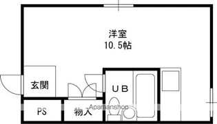 サンハウスフクシマ【2階】の間取り