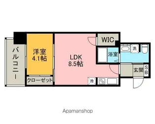 グランフォーレプライム博多【11階】の間取り