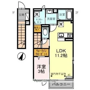 PREMIERE(プレミエール)【2階】の間取り