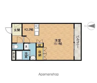 ソレイユ【2階】の間取り