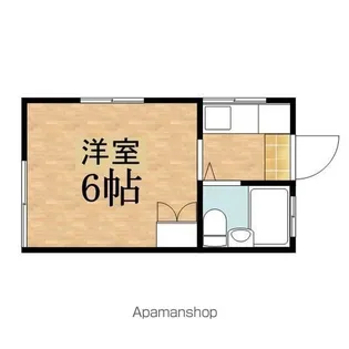 ラフェスタ程久保【105号室】の間取り