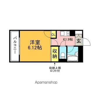 メゾンブランセ【502号室】の間取り