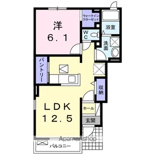 コン・エスプランサ【1階】の間取り