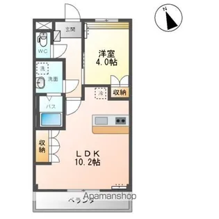 サンフィット フジマンA棟【2階】の間取り