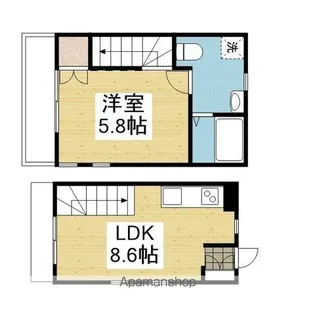 45TERRACE【2階】の間取り