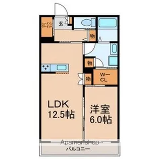 エクセレント ティアラ【2階】の間取り