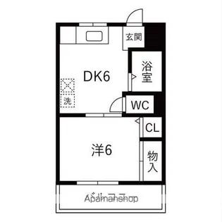 コーポ榎山【2階】の間取り