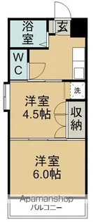 メゾンドール館町【3階】の間取り