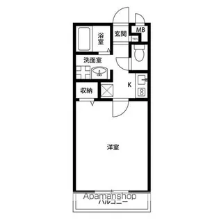 アンプルール ブワ シャトー【2階】の間取り