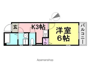クリアハイム出屋敷【2階】の間取り