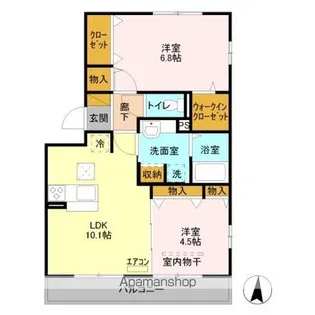 リビングシティ III【2階】の間取り