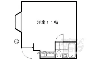 スクエア藤ノ森【411号室】の間取り