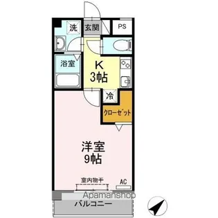 ウィング青山【4階】の間取り