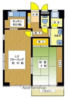 レスポワール武蔵野【4階】の間取り