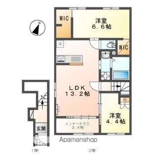サザンクロスⅡ【2階】の間取り
