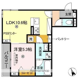 Chainon【2階】の間取り