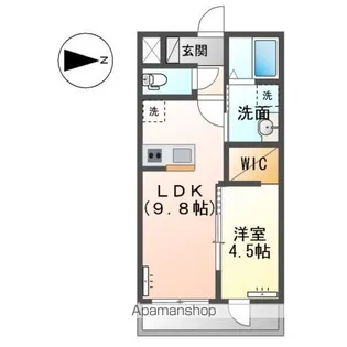 仮)長野市篠ノ井布施五明Kアパート【1階】の間取り