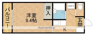 ハイツフーキ【3階】の間取り