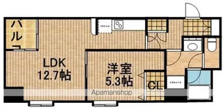 LAUREL COURT 田町(ローレルコート田町)【802号室】の間取り