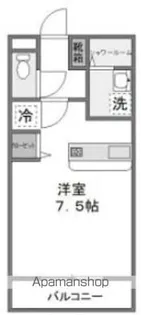らふぃーね牧【301号室】の間取り