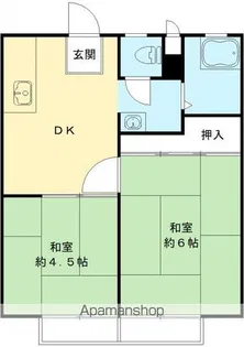 クリーンハイツ【202号室号室】の間取り