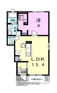 リジエール・フォレⅠ【1階】の間取り