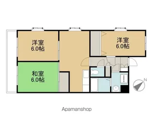 エクレール狭山【3階】の間取り