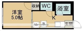 コーポラスよこさわ【203号室】の間取り