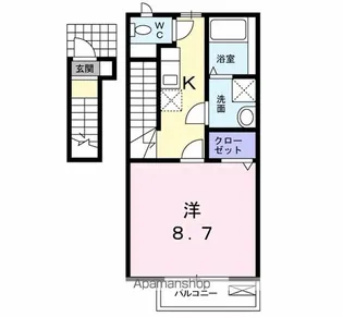 アクティブ シックス【2階】の間取り