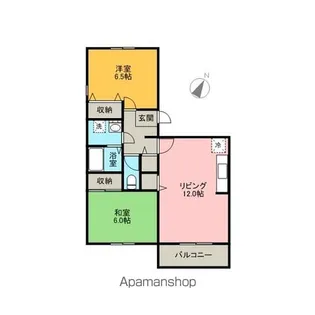 セジュール八幡【3階】の間取り