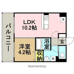 ビエラコート博多駅前【11階】の間取り