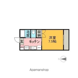 リビエール西条【406号室】の間取り
