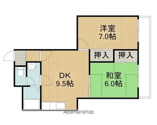 アーバンSライフ【4階】の間取り