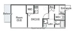 シャルコートSOGA【103号室】の間取り