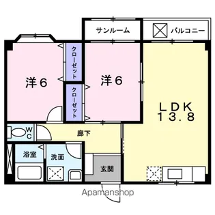 T.レックス【2階】の間取り