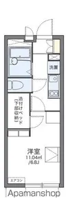レオパレスKOEMON Ⅱ【1階】の間取り