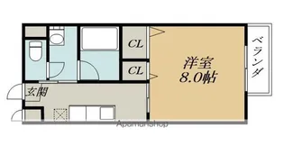 1Kの間取り画像