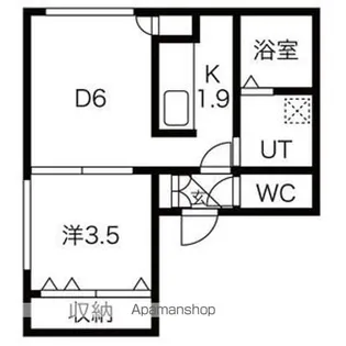 ORQUIDEA西線9条(オルキデア)【2階】の間取り
