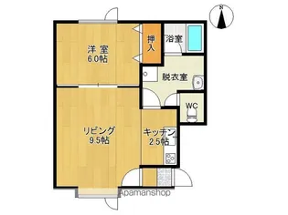 フローレンス⑧【1階】の間取り