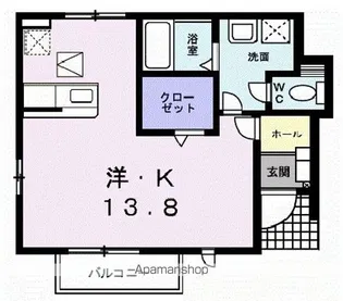 グレイス横黒【1階】の間取り