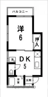 コーポ常徳【1階】の間取り
