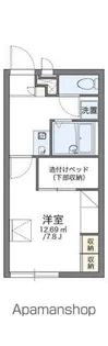 レオパレスメイフラワーⅡ【106号室】の間取り