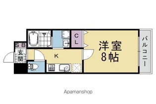 ΑPRIZEVII【206号室】の間取り