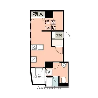 Esplanade伝馬町【4階】の間取り