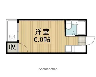 メゾン・ミネⅡ【203号室】の間取り