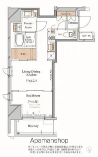 ブランシエスタ上野【6階】の間取り