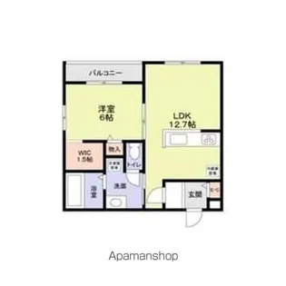 ツリートップス代々木【1階】の間取り