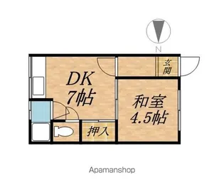暁荘【2階】の間取り